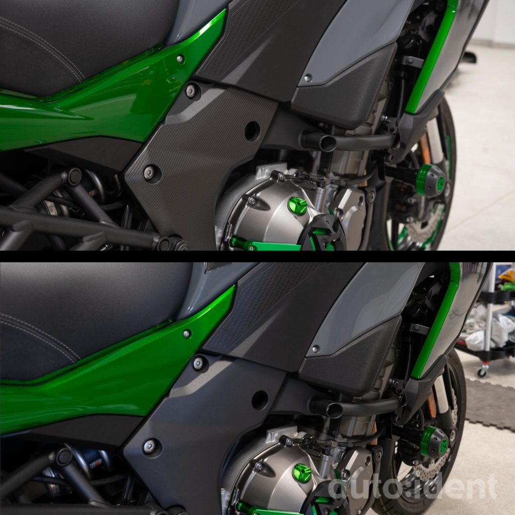 Kawasaki Carbonfiber details decals