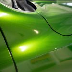 Dodge RamPWF Verdoro Green Kolfiber backspeglar I 3m backspegel close-up