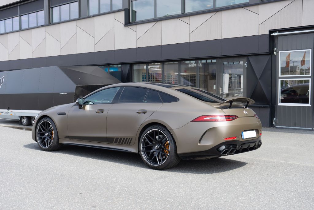 Mercedes AMG GT 4 door Coupe - PWF matte frozen bronze