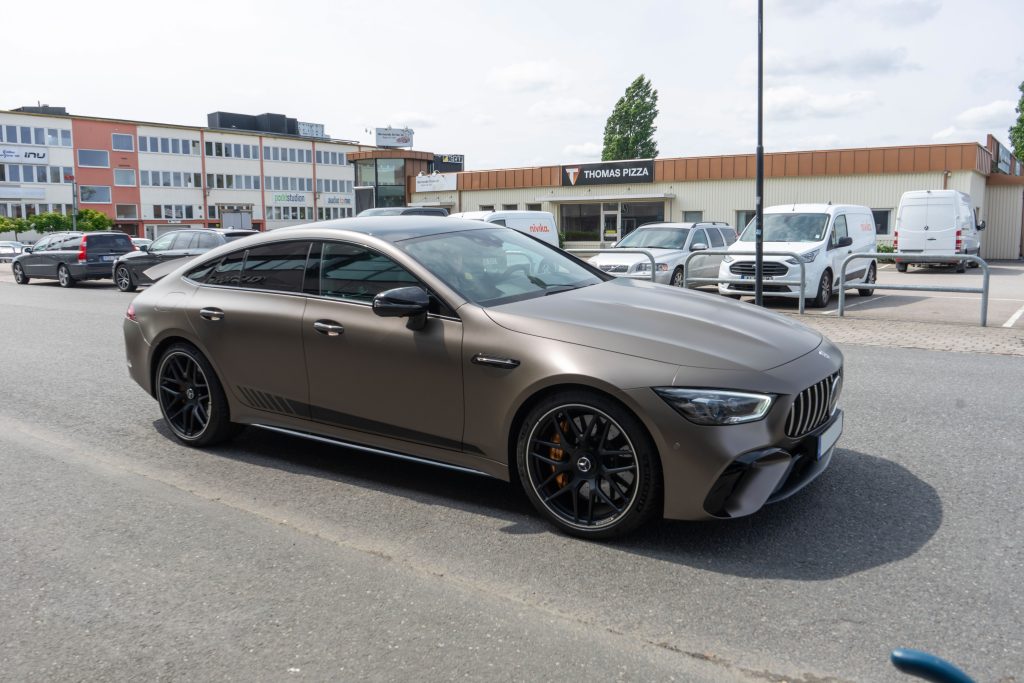 Mercedes AMG GT 4 door Coupe - PWF matte frozen bronze