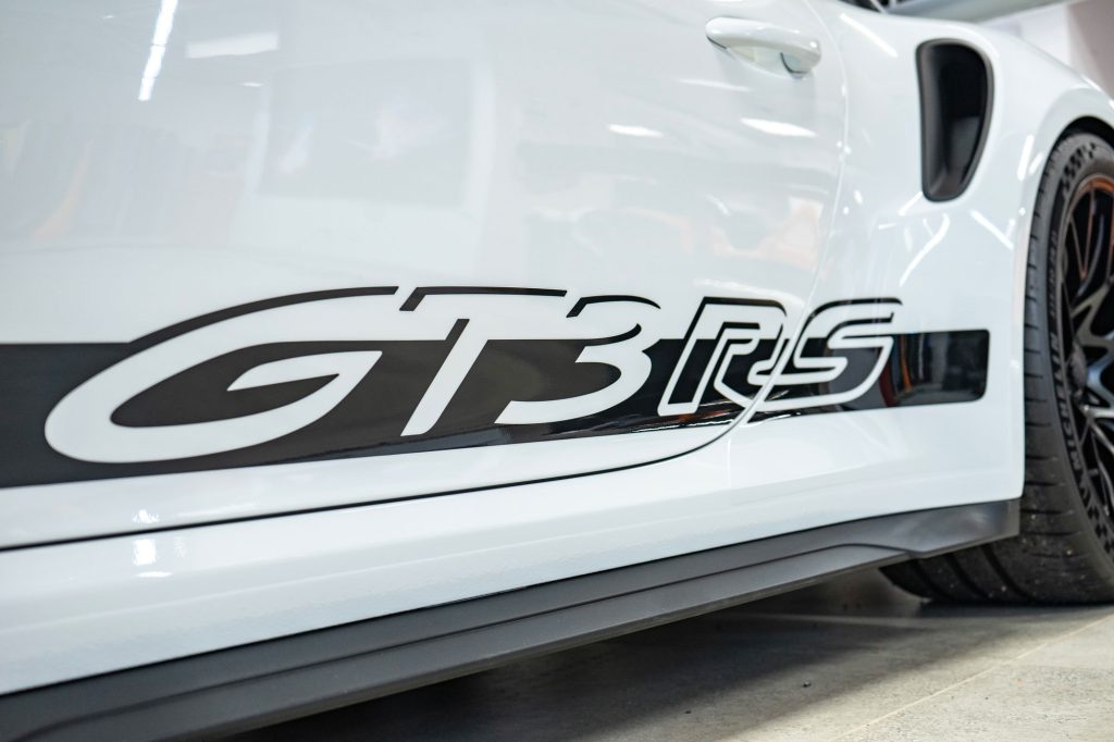 Dekor på en Porsche 911 GT3 RS