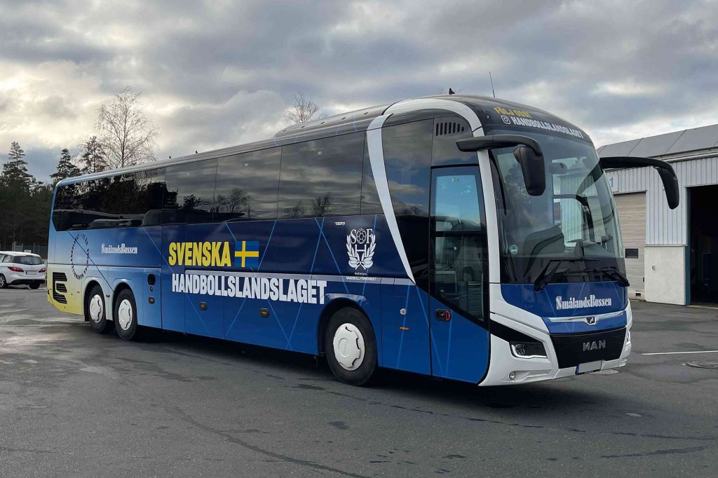 handbollslandslaget buss fullwrap