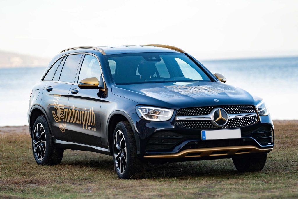 Mercedes GLC - Chrome delete gold, dekor