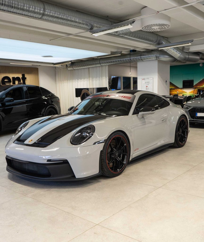 Porsche GT3 GSWF PPF Weissach style carbon huv tak vinge