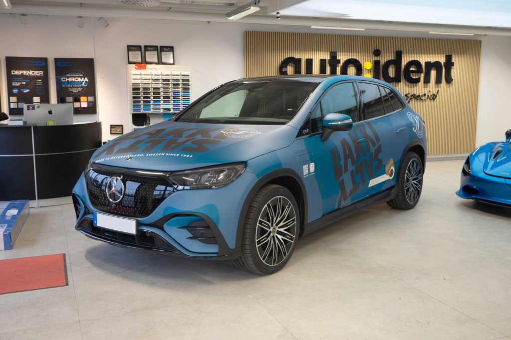 Mercedes EQE suv Fullwrap - print
