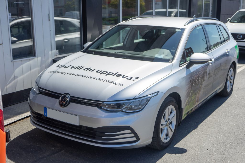 Volkswagen Golf - Transparent print