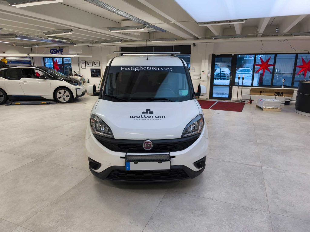 Fiat Doblo - halvwrap, 3M™ reflexdekor
