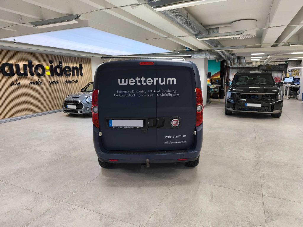 Fiat Doblo - halvwrap, 3M™ reflexdekor