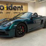 Porsche Boxster GTS - Teckwrap PPF - Racing green - Printad wrap inner del