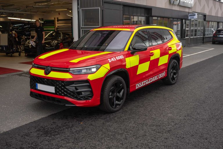 Volkswagen Tiguan, Battenburg i Avery Dennison och Oracal reflex